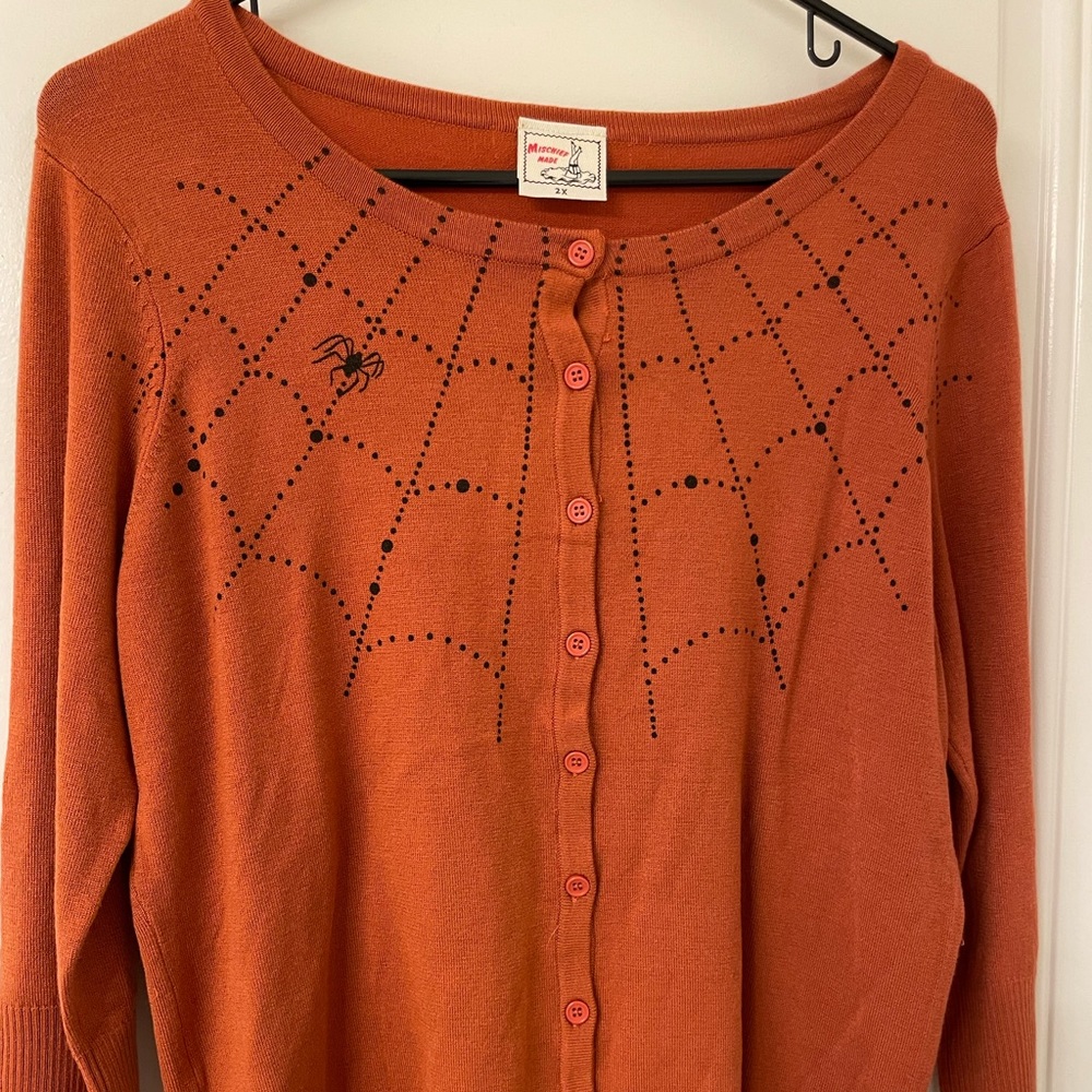 Mischief Made Spider Web Cardigan